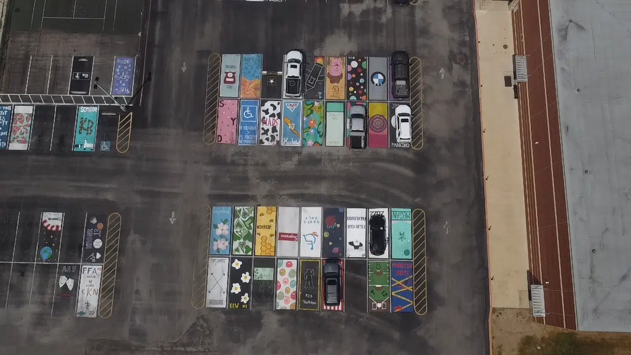 A space of their own: NHS Seniors share more behind personalized parking spaces on campus