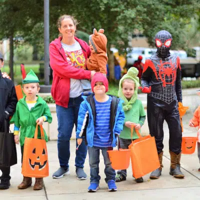TLU students load up their trunks tonight for some Halloween fun