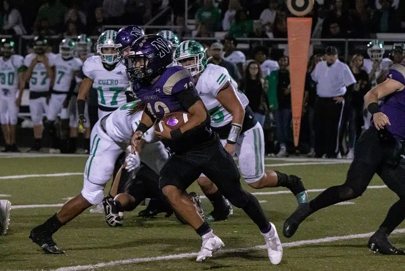 Navarro Panthers and Cuero Gobblers meet in rivalry game on KWED tonight