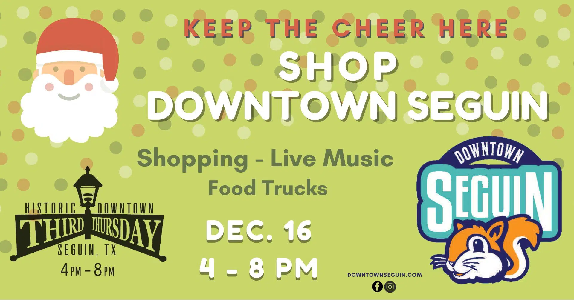 Christmas in Downtown Seguin - Third Thursday