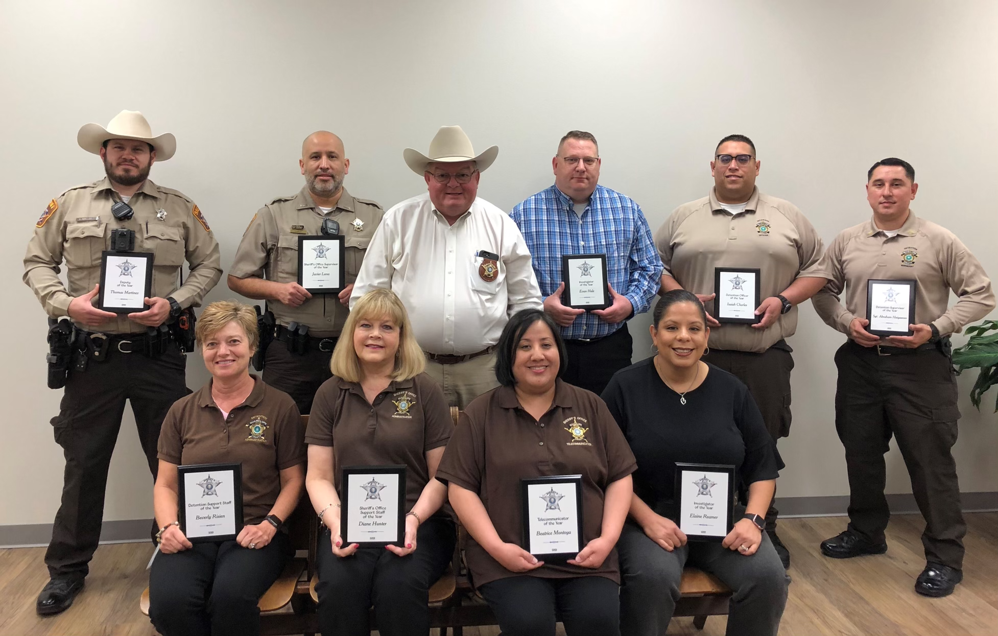 Guadalupe County Sheriff's Office employees recognized for service in 2021