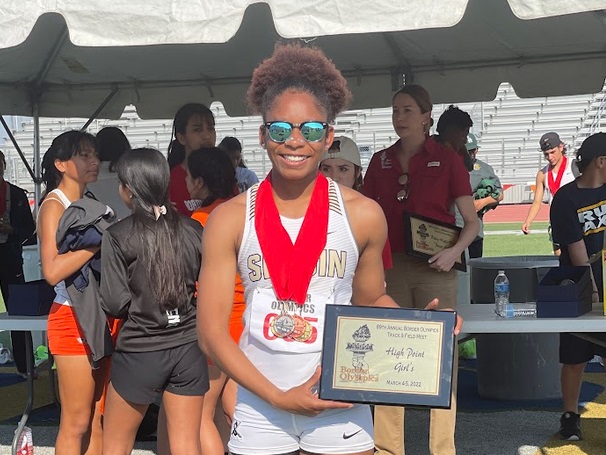 Seguin's Nayla Harris takes high point athlete honors in 2022 Border Olympics