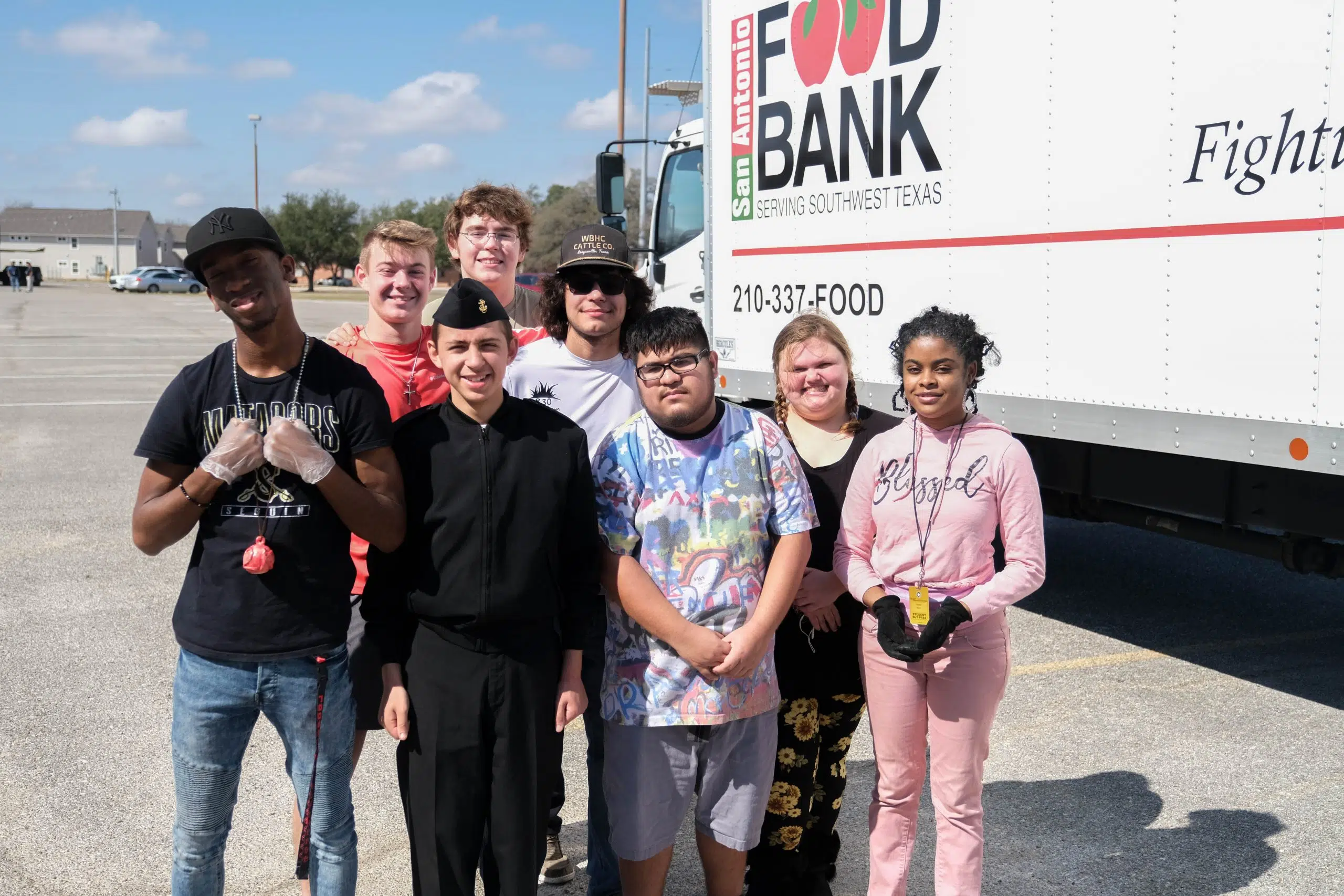 Stacks & stacks of groceries