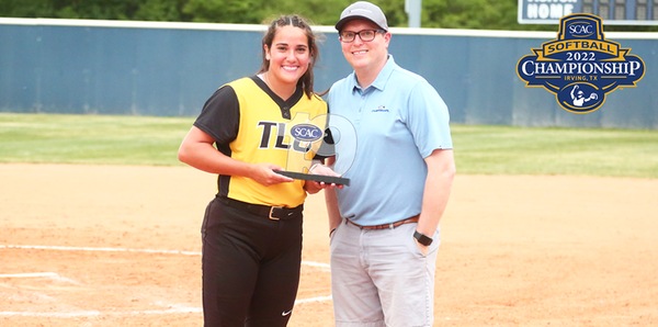TLU's Sydney Ouellette named SCAC's Softball Elite 19 winner