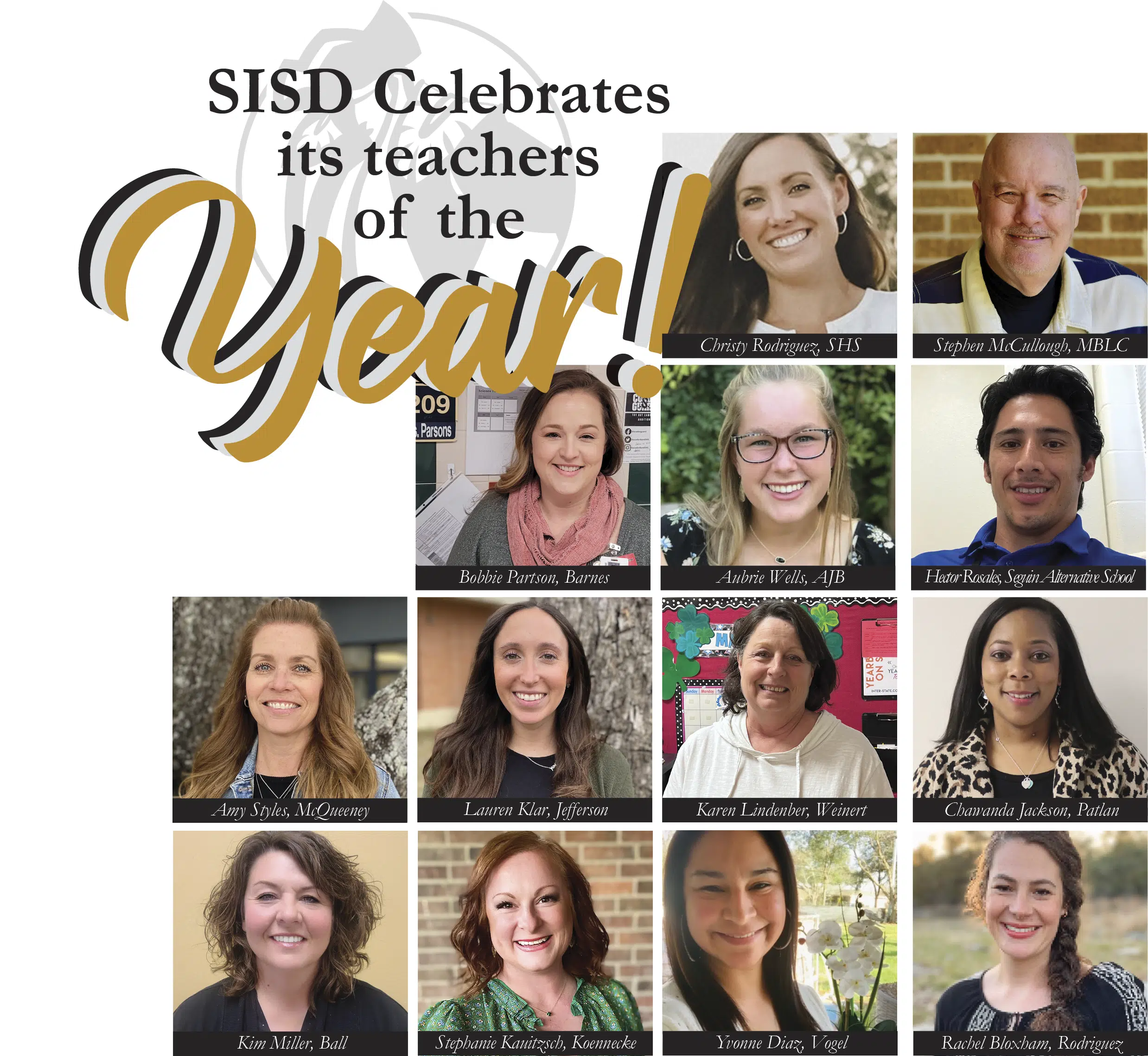 SISD celebrates its teachers of the year