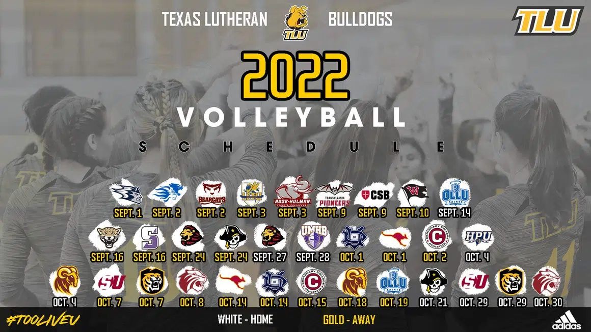 TLU Volleyball Releases 2022 Schedule