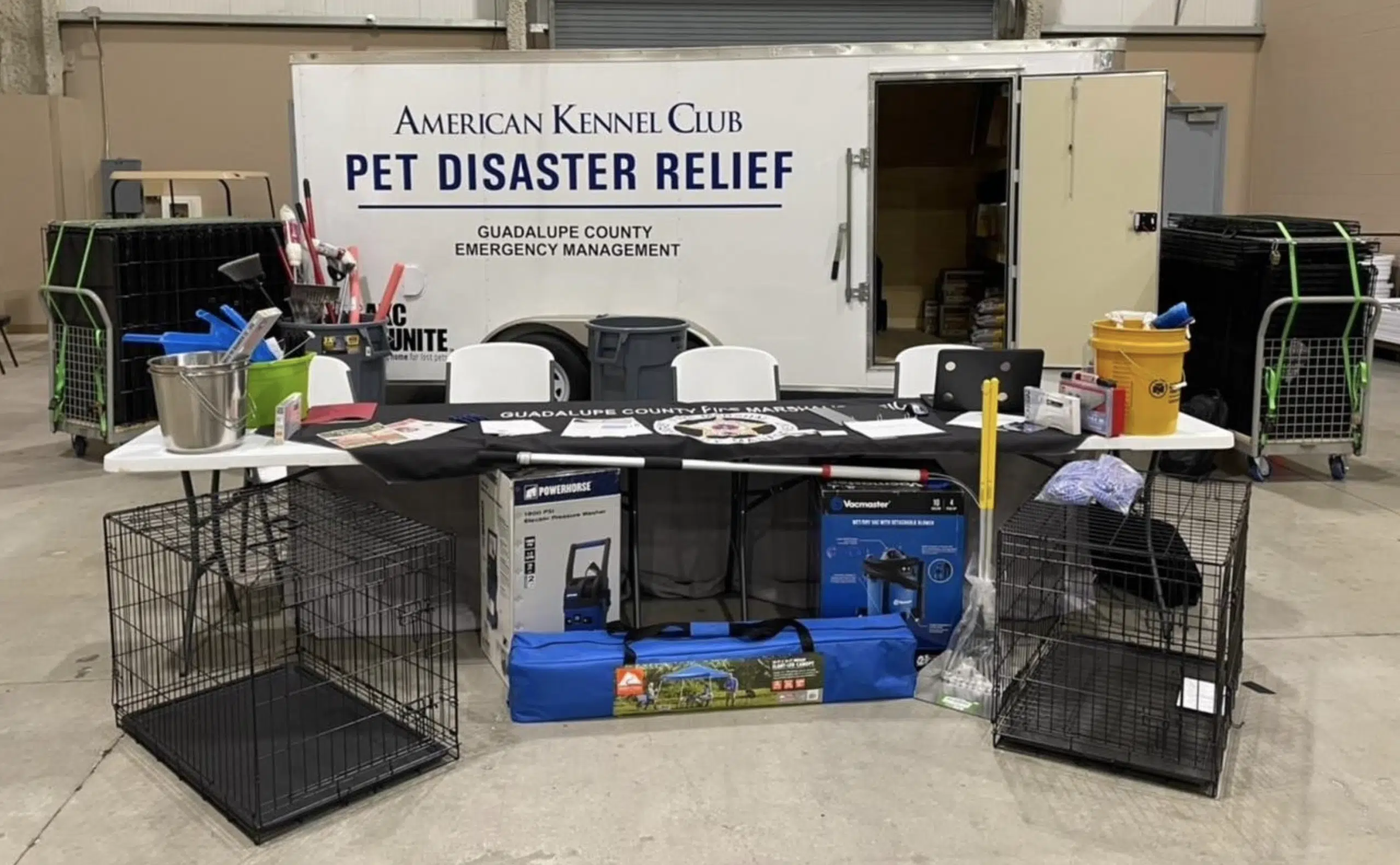Guadalupe County welcomes addition of pet disaster relief trailer