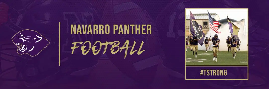 Several Navarro Panthers Recognized on All-District 13-4A Football Teams