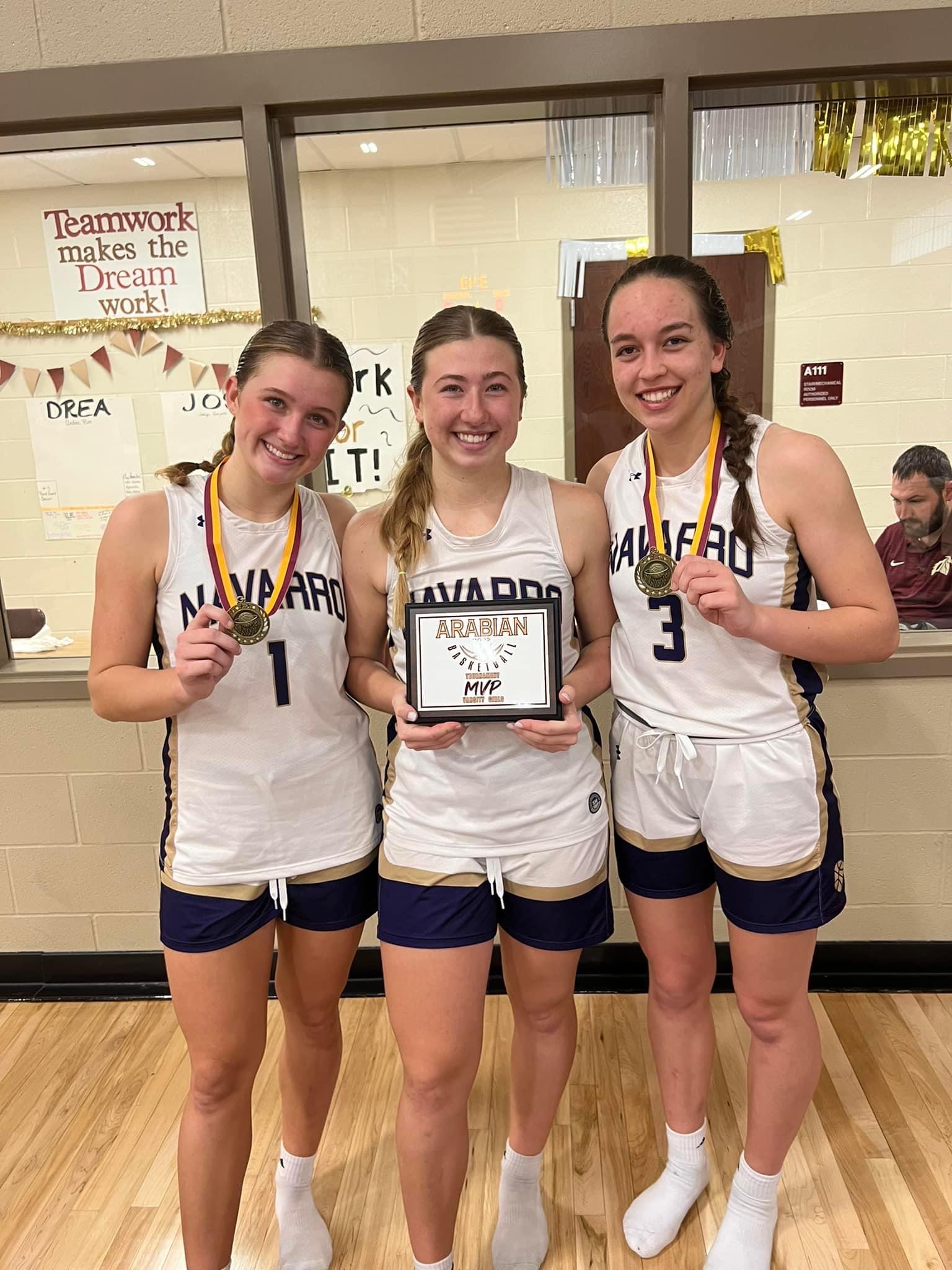 Tatum Harborth Earns MVP as Navarro Girls Win Devine Tournament, Lady Panthers to Play Tuesday on KWED