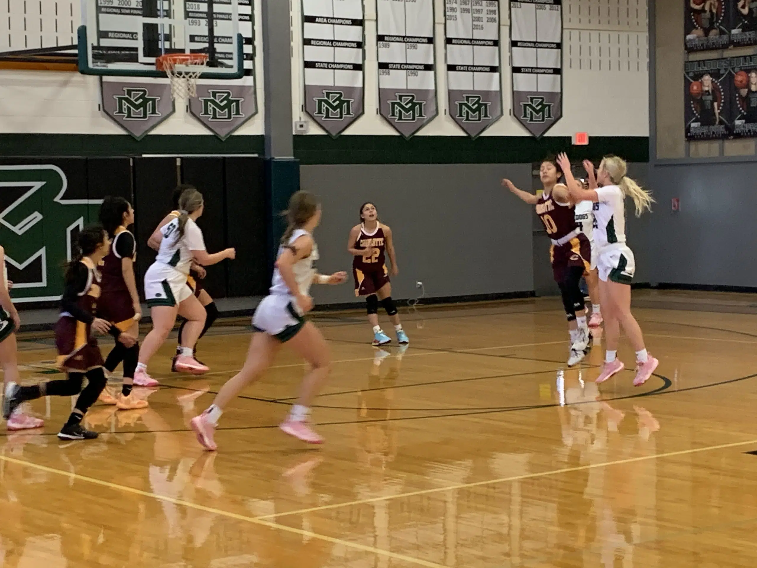 Girls Basketball - Cook, Rabenaldt and Taylor Power Marion Past Charlotte