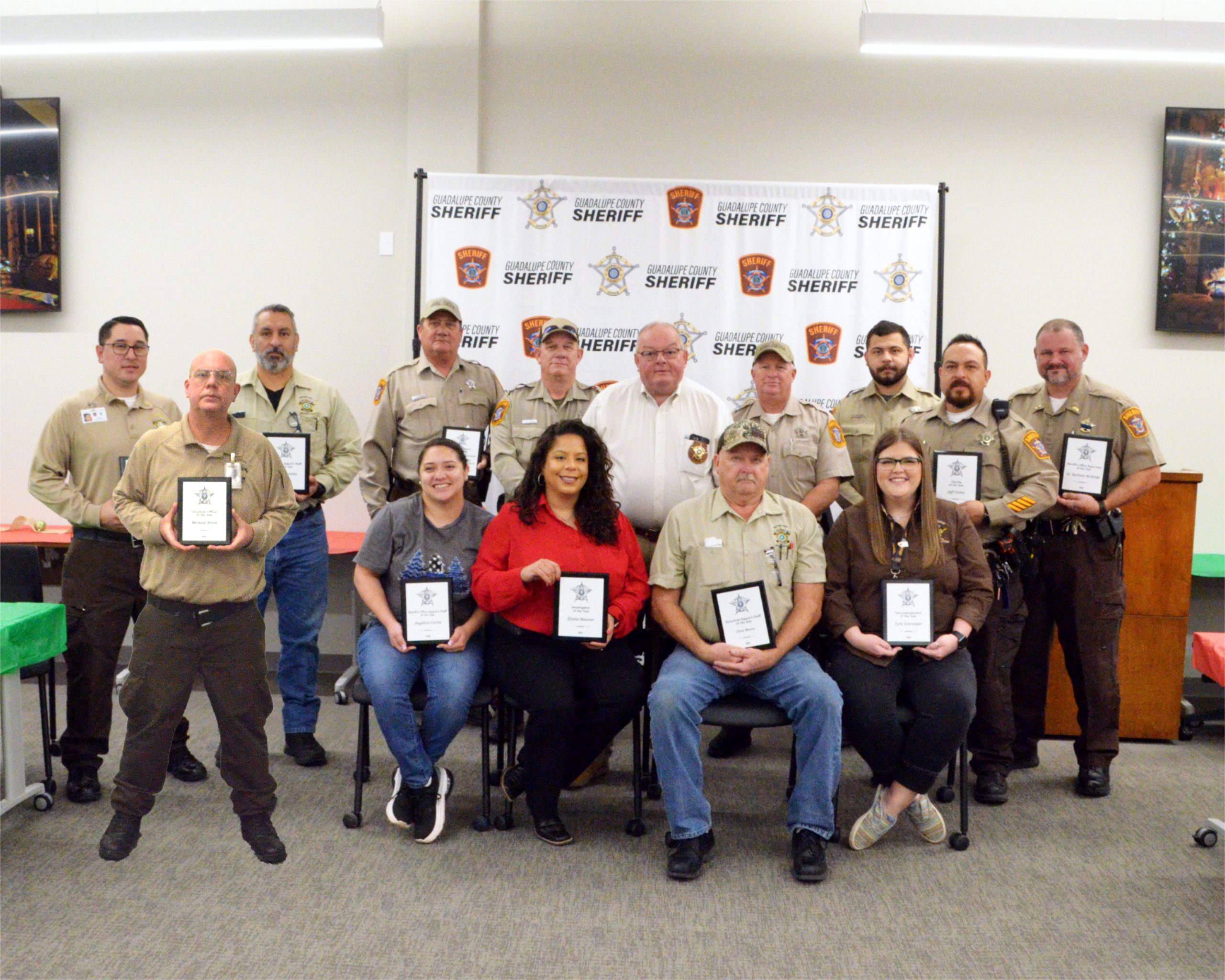 Guadalupe County Sheriff's Office recognizes 2022 Employees of the Year