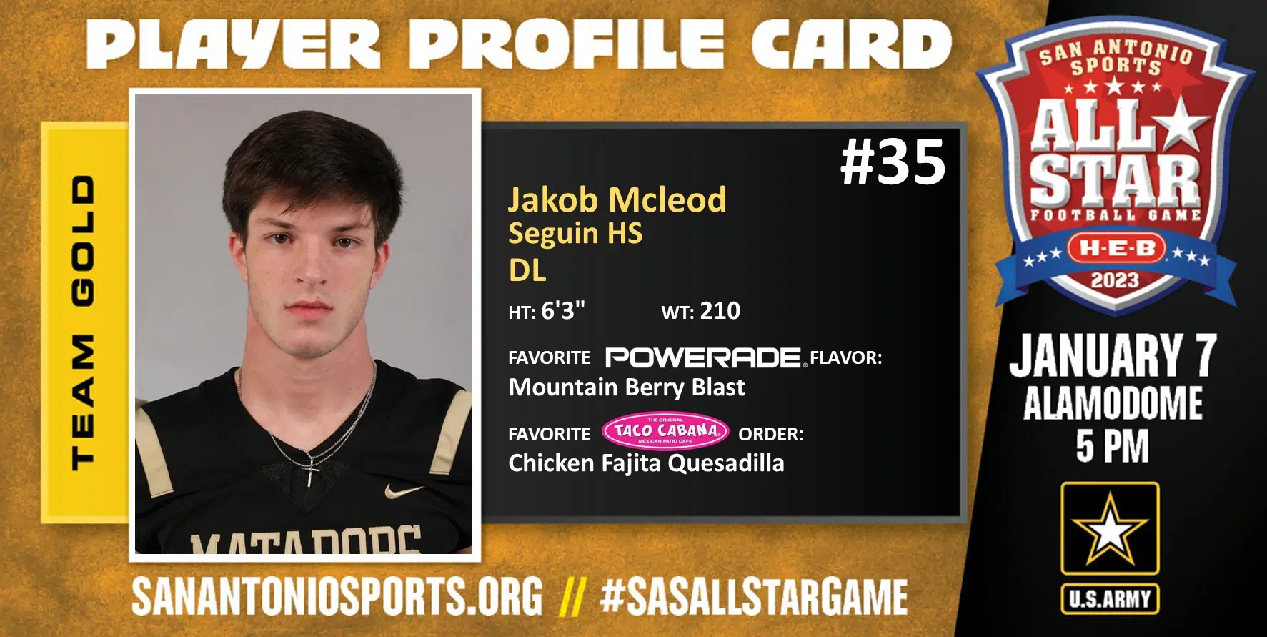 Local Stand-Outs to Participate in San Antonio Sports All-Star Football Game on Saturday