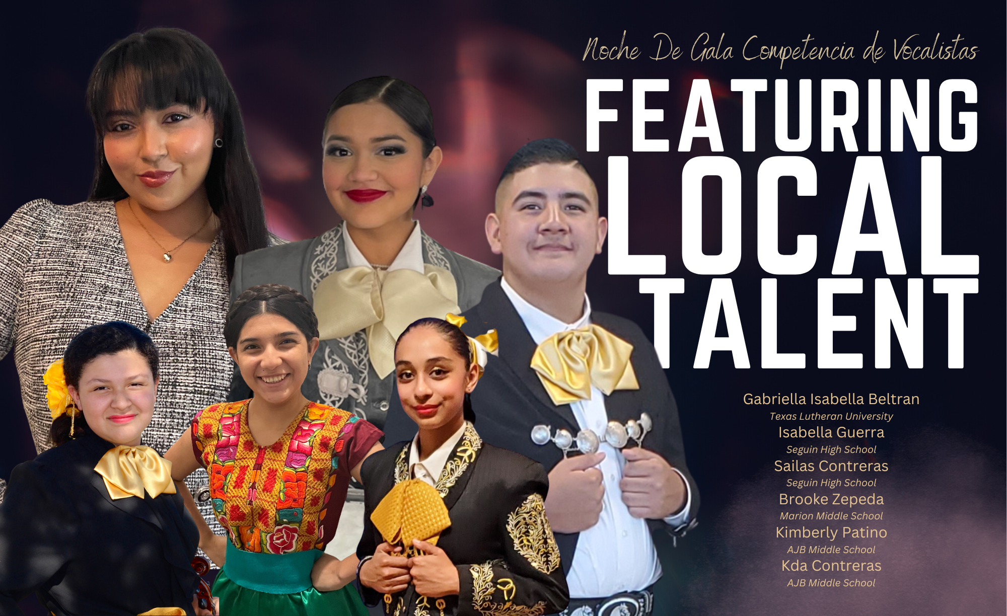 Noche De Gala Competencia de Vocalistas is back along with live mariachi music