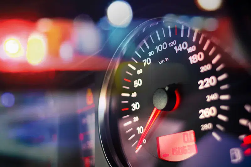 High-speed chase ends in arrest in neighboring county