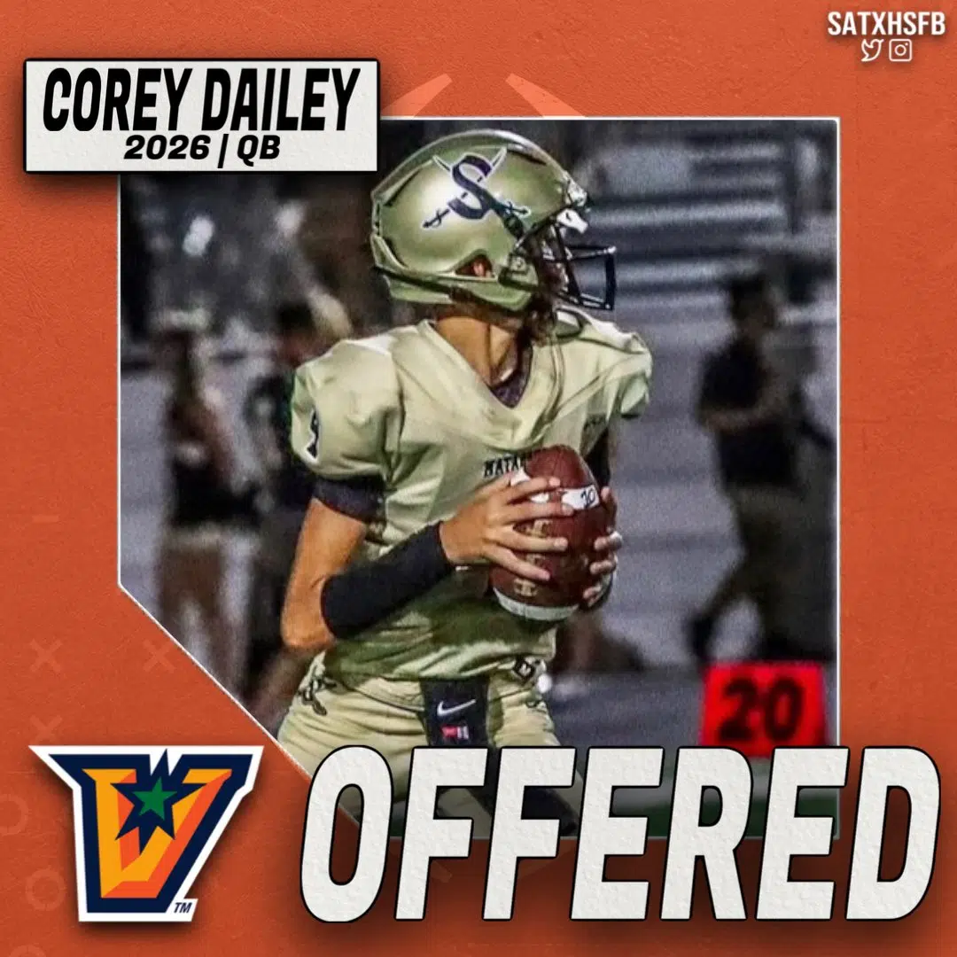 Seguin Quarterback Corey Dailey Receives First D-1 Offer