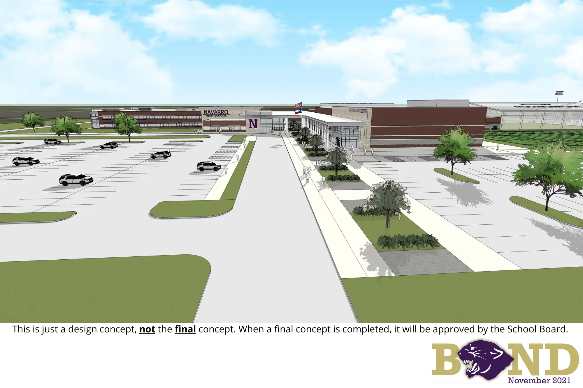 New Navarro High School on its way up