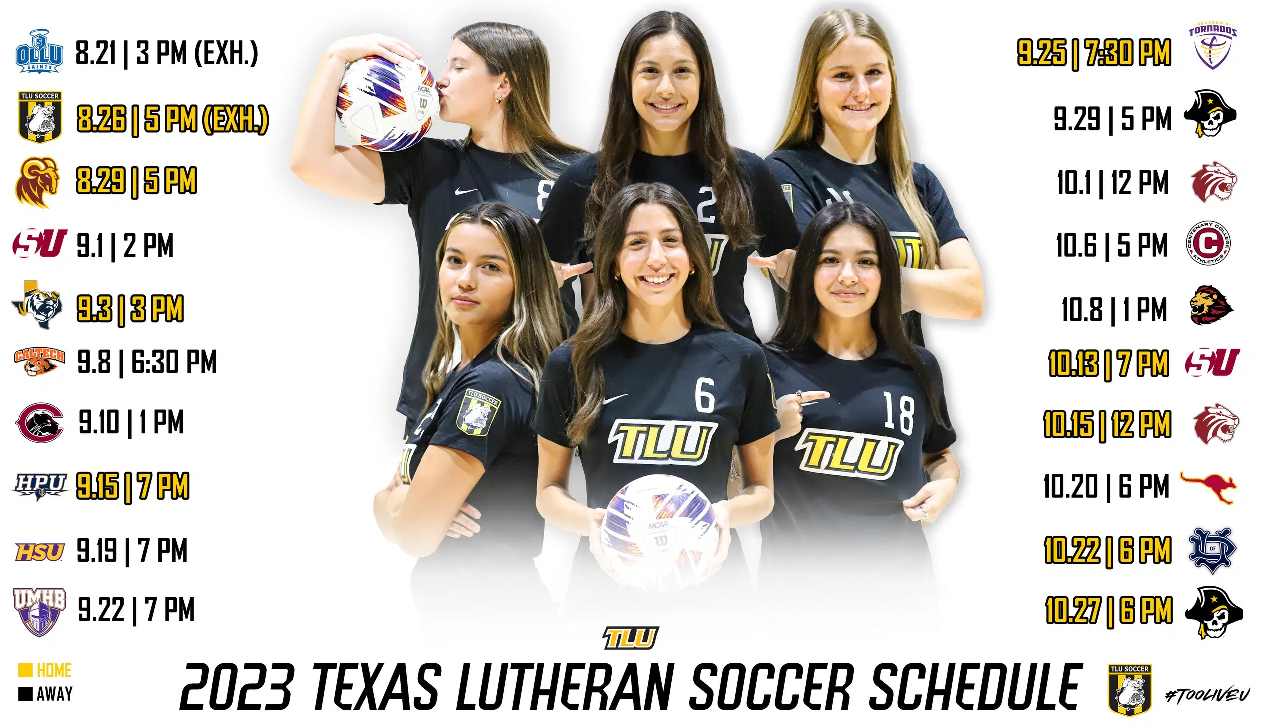 WOMEN'S SOCCER -- TLU Women's Soccer Releases 2023 Schedule