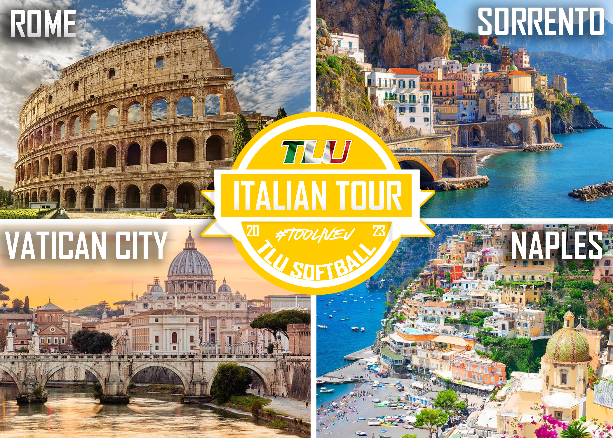 SOFTBALL -- TLU Softball to go on Italian Tour; Face Teams in Italy This Fall