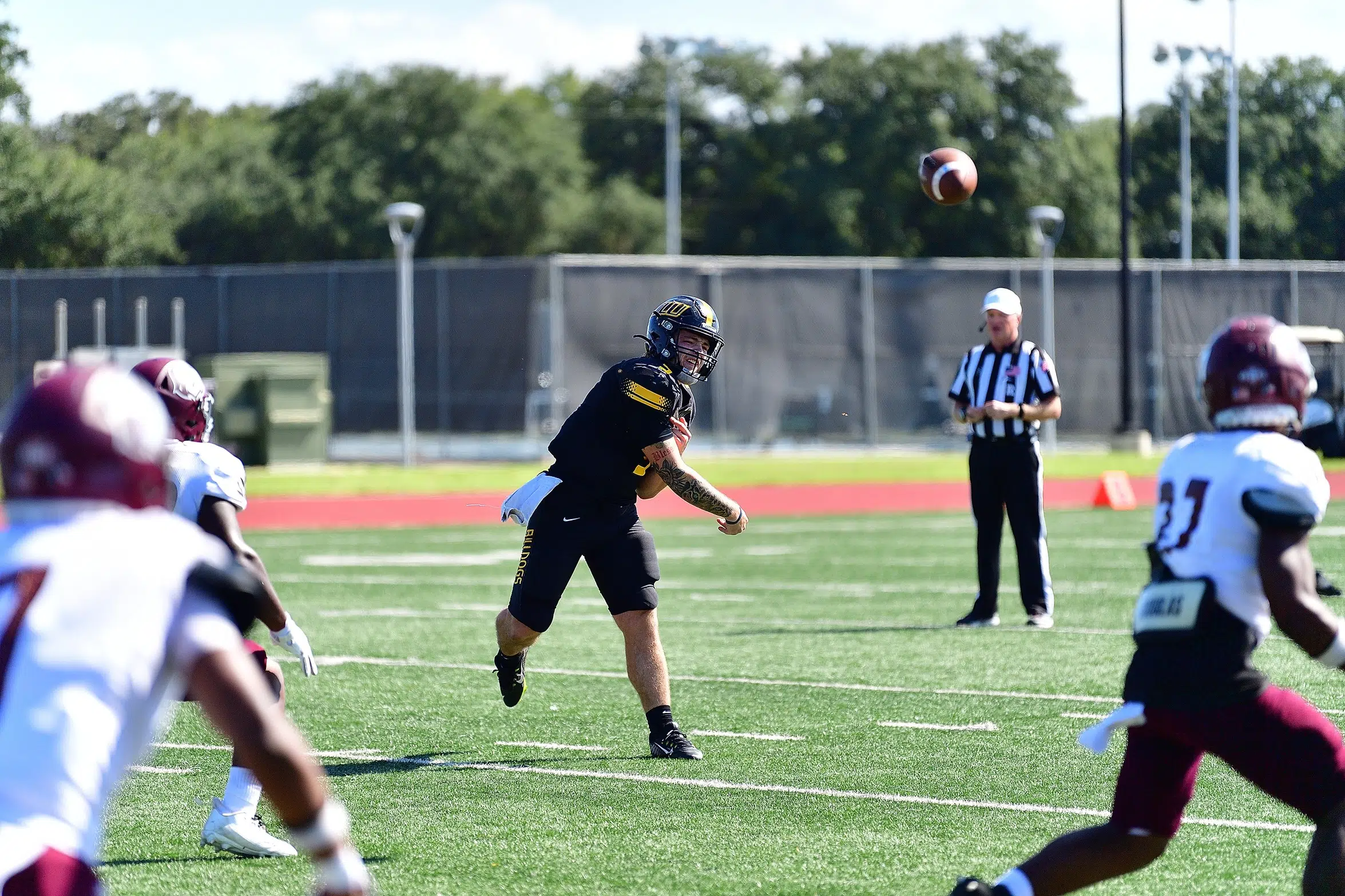 FOOTBALL -- Bulldogs Drop Heartbreaker to McMurry in Final Seconds