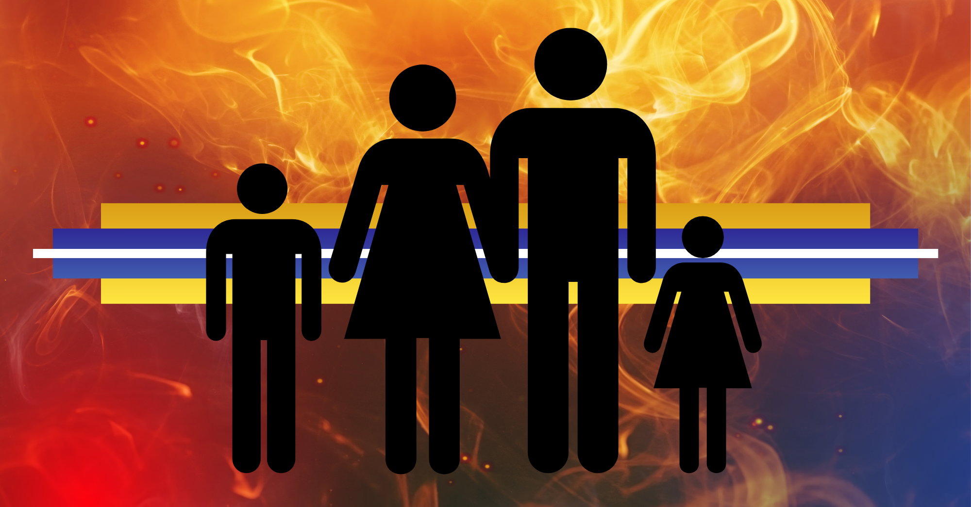 Large family left homeless following weekend fire