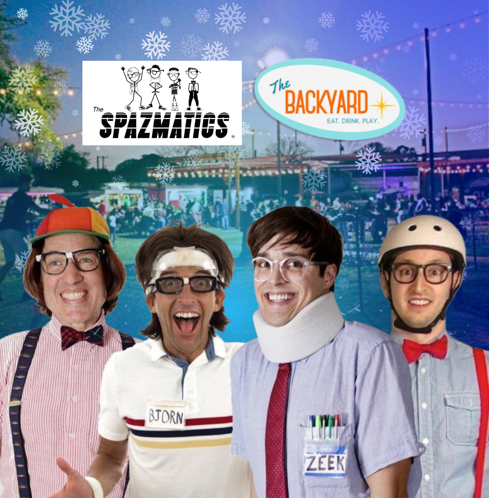 Blue Santa to benefit from Spazmatics concert at The Backyard