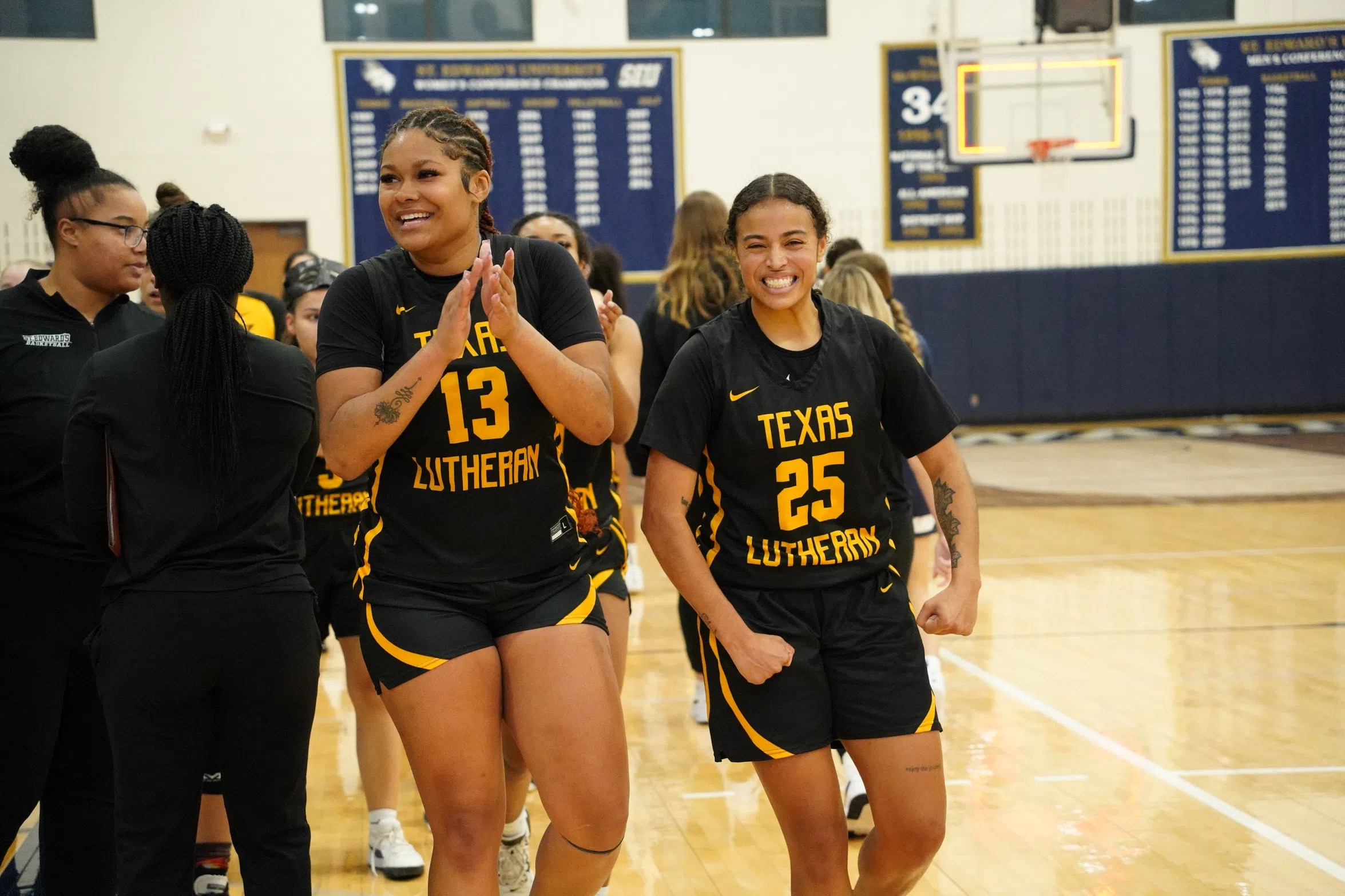 WOMEN'S BASKETBALL -- Bulldogs Make History; Stun Division-II St. Edward's, 71-63, for Best Start in Program History
