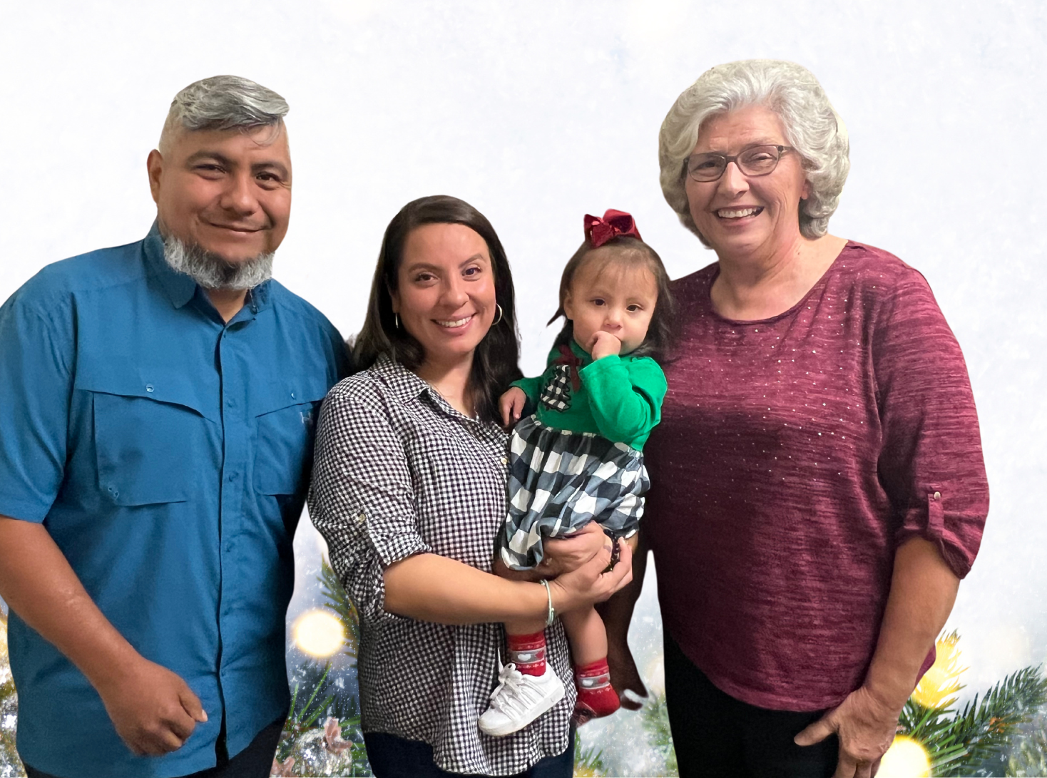 Local family gifted holiday blessings