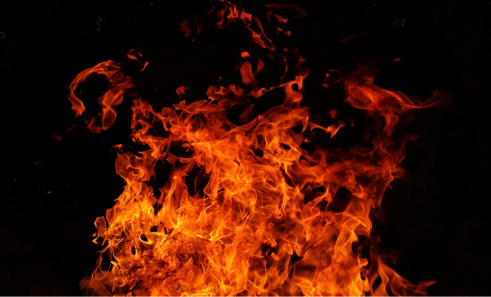 Fire destroys area home