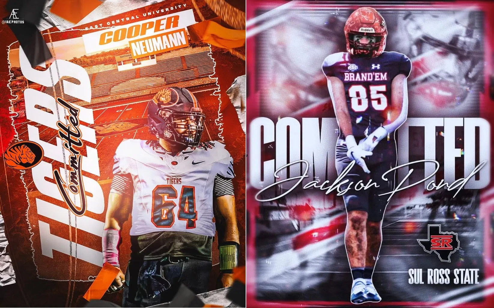 Seguin football players Neumann and Pond make college commitments