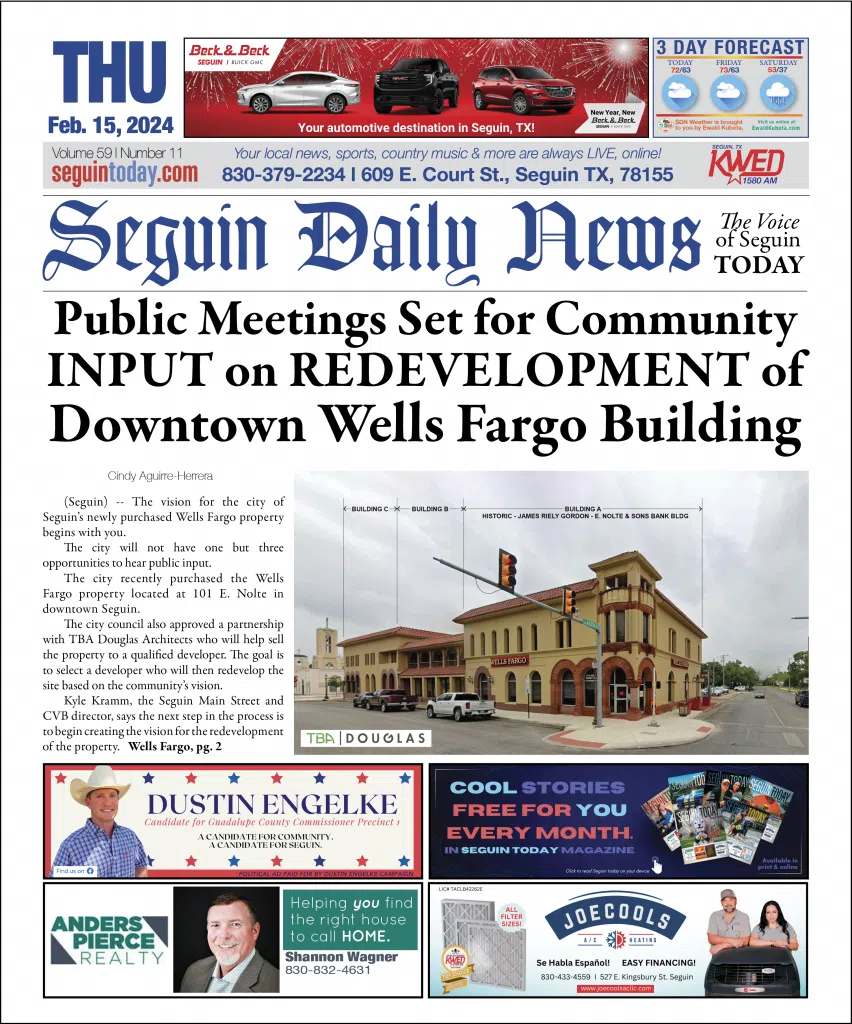 SDN February 15, 2024 Seguin Today