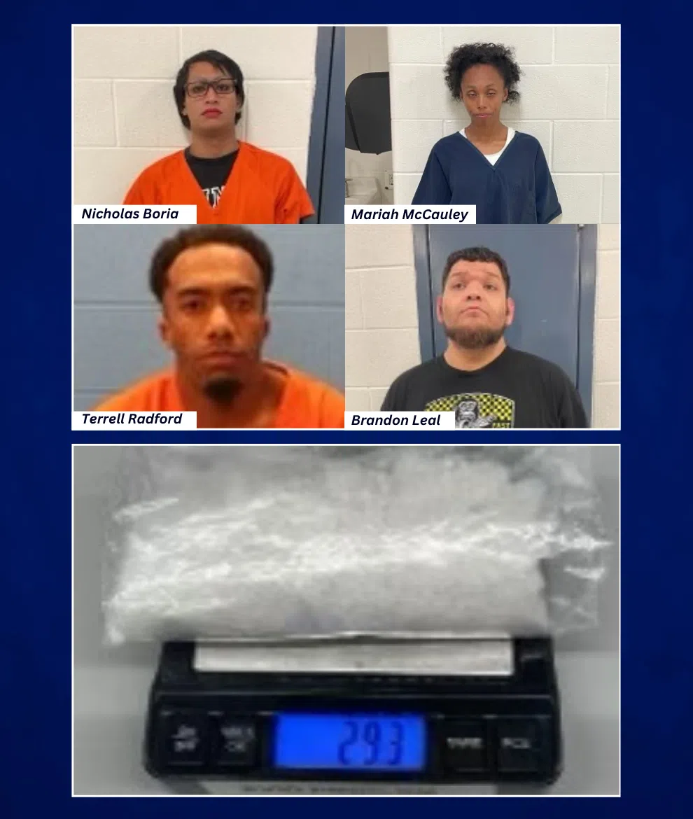 Drug operation lands four behind bars