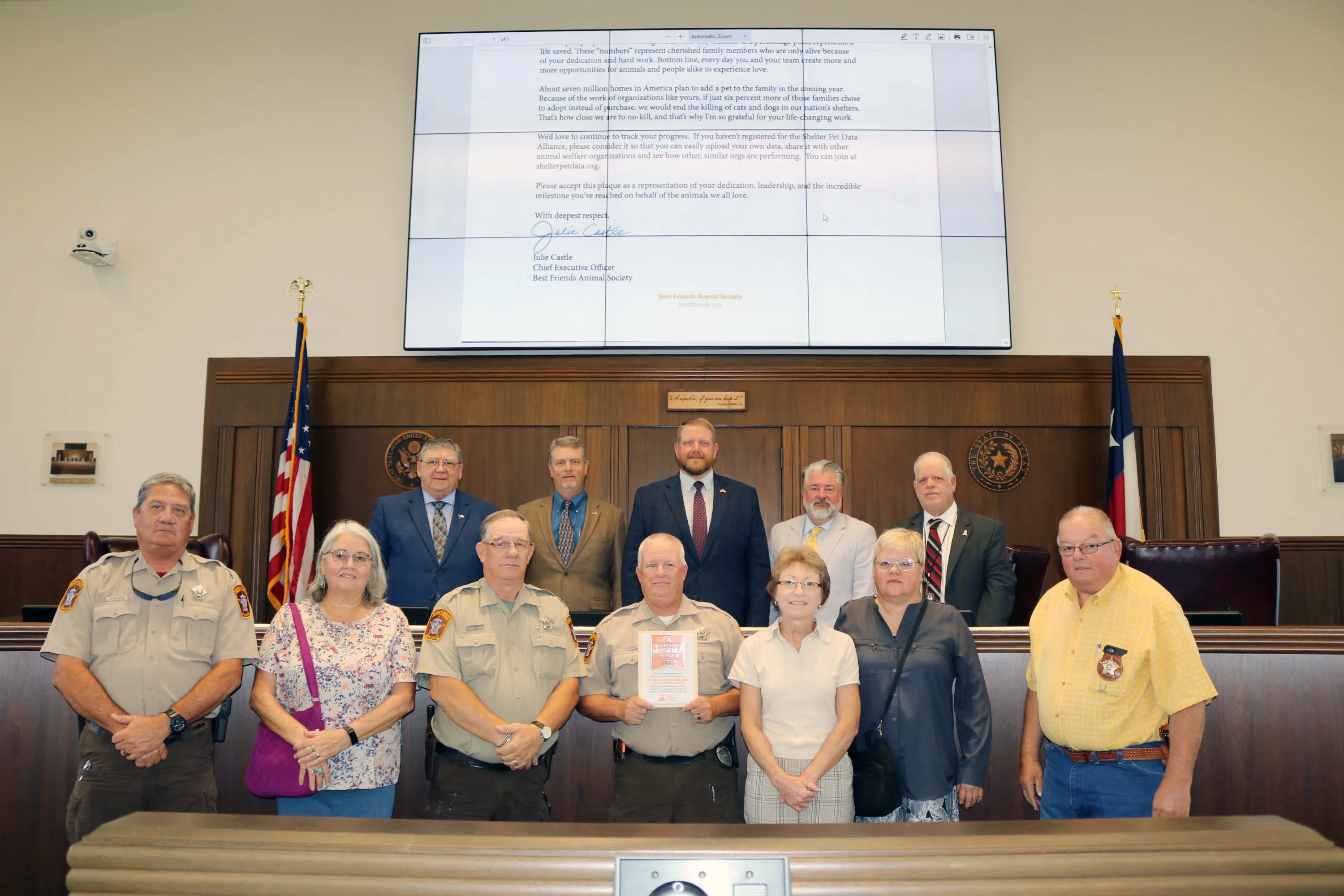 Guadalupe County Animal Control being recognized for 90 percent save rate