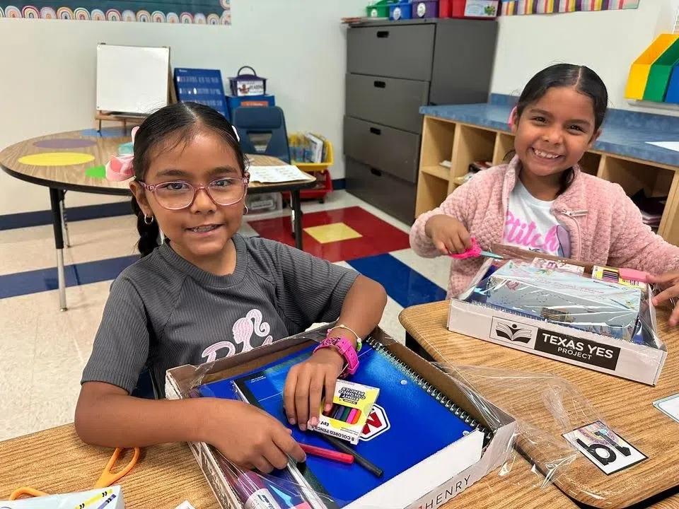 Seguin ISD students receive school supplies from TEXAS YES project