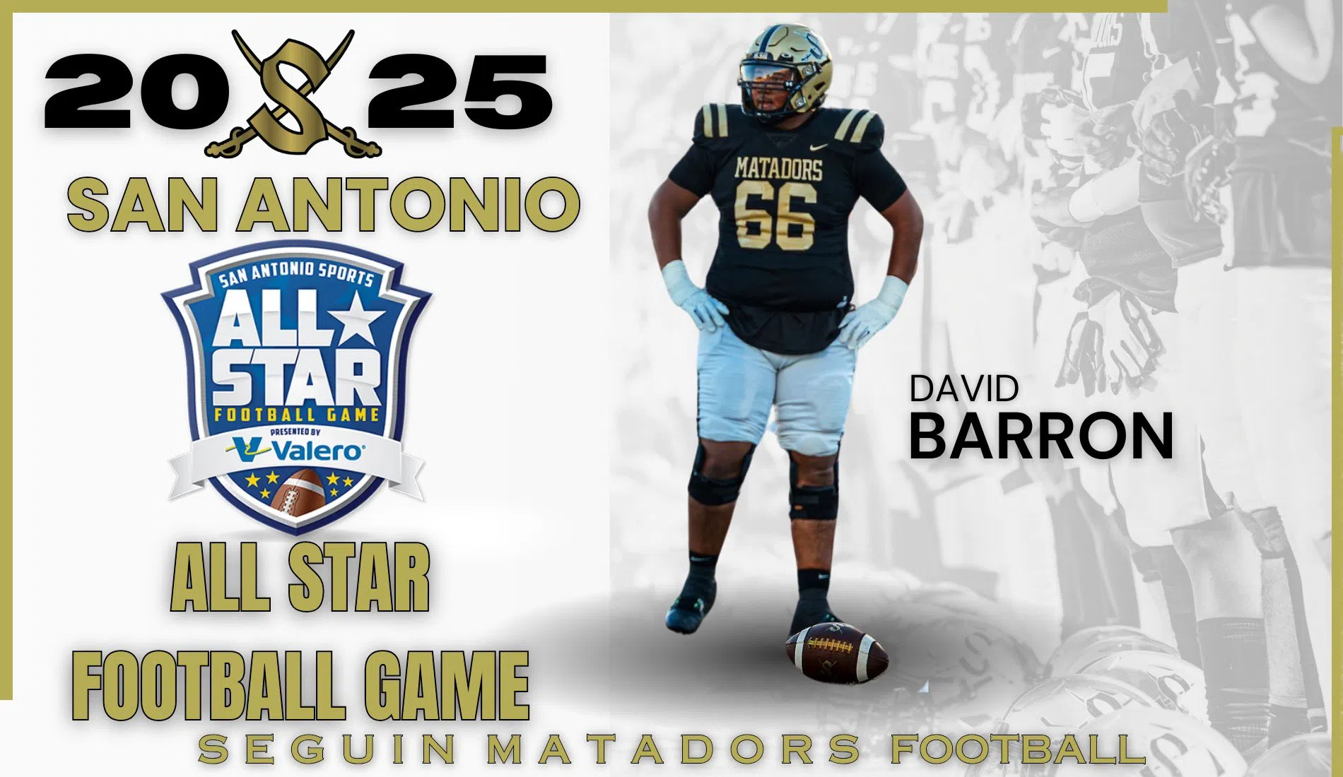 Area standouts selected for San Antonio Sports All-Star Football Game