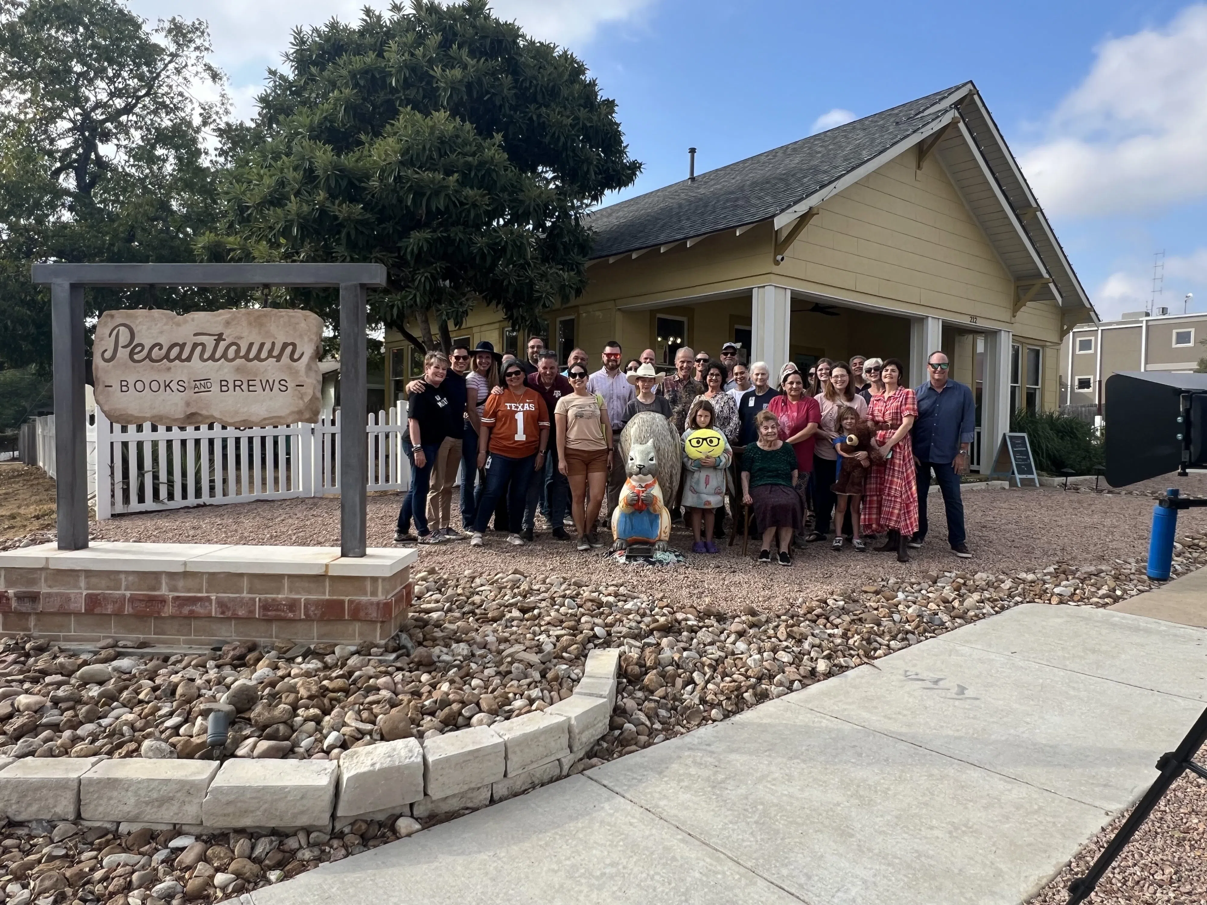 Local bookstore unveils latest Seguin squirrel