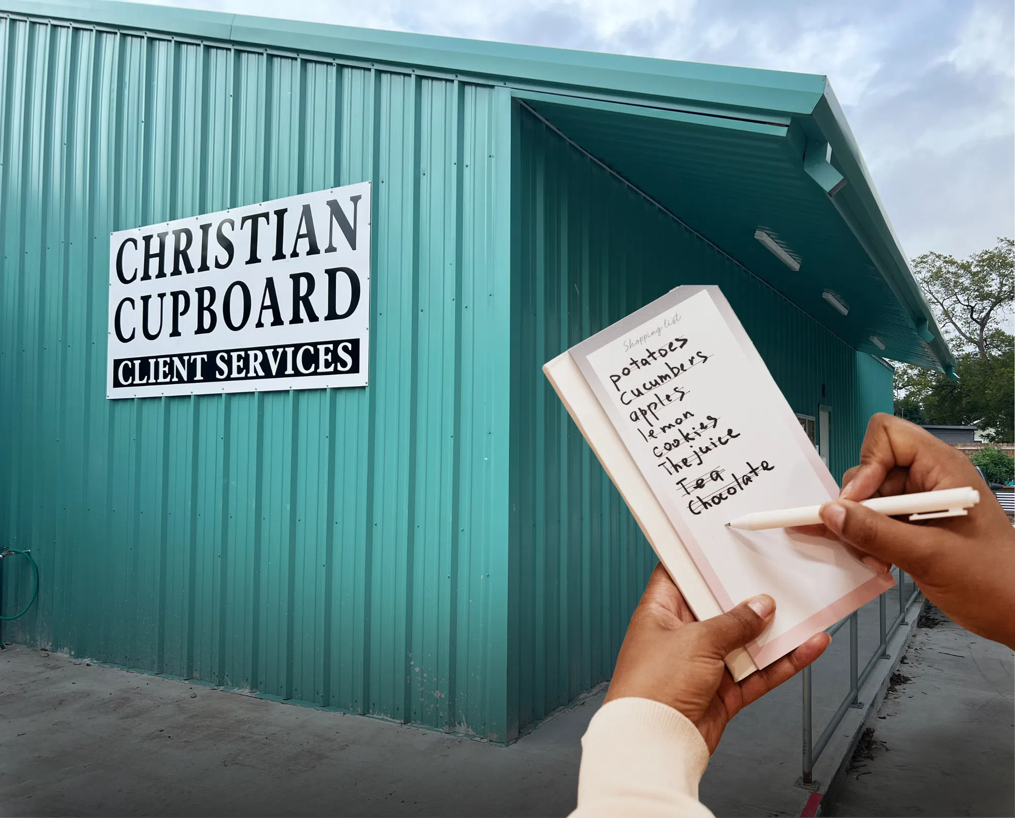 What's on the grocery list for the Christian Cupboard?