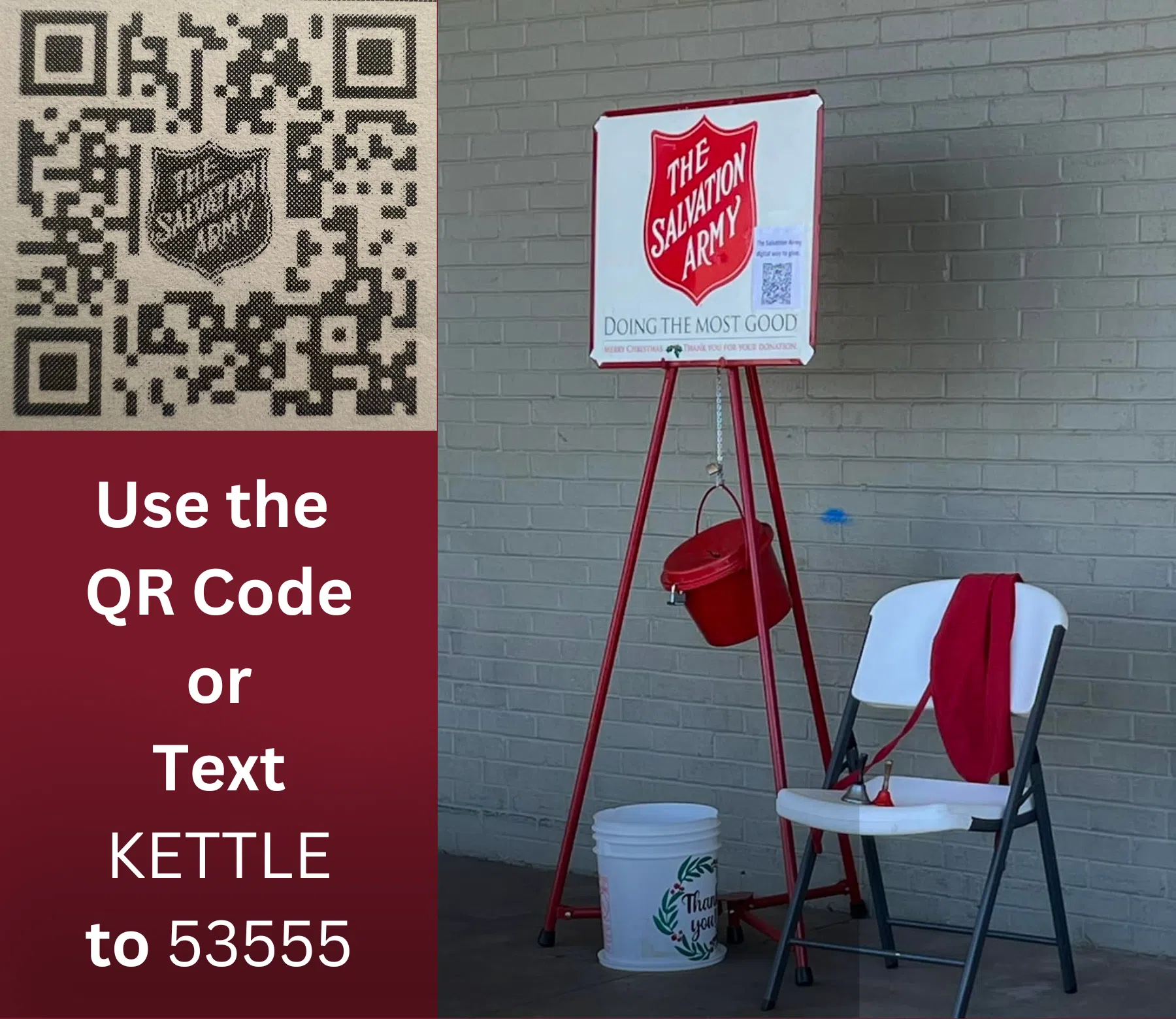 No cash? No problem! Salvation Army Kettle Campaign now accepting digital donations