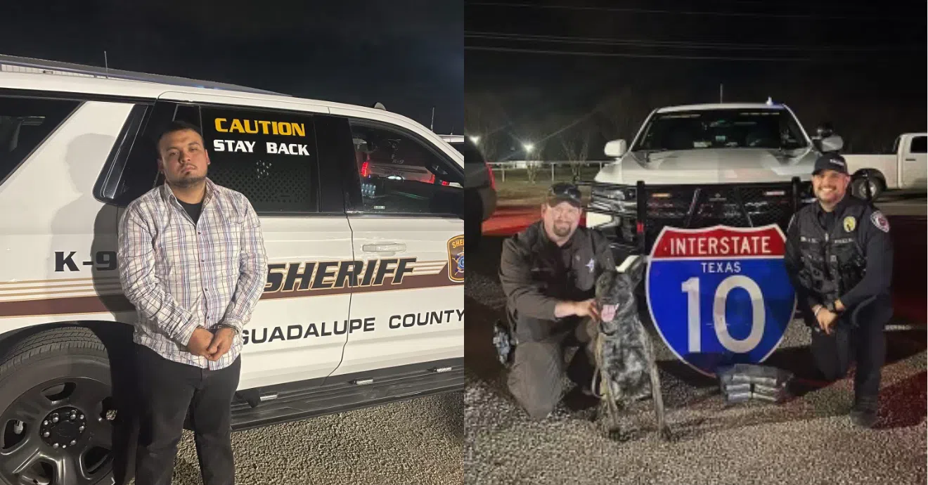 Guadalupe County Sheriff's officials intercept drugs on Interstate 10