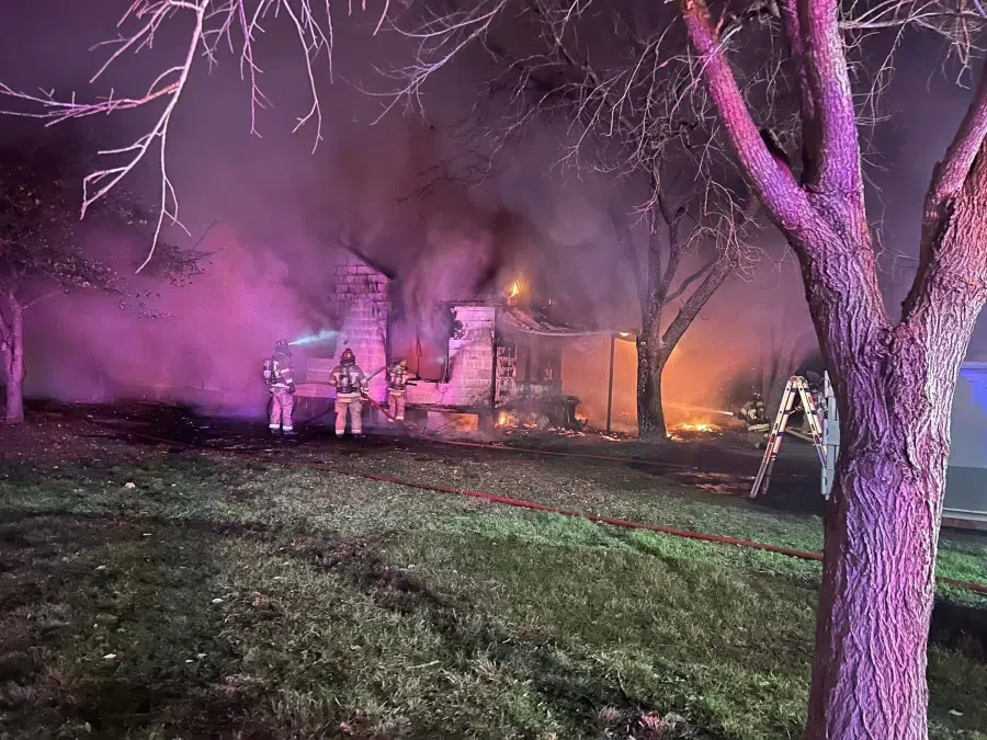 Fire destroys home in Guadalupe County