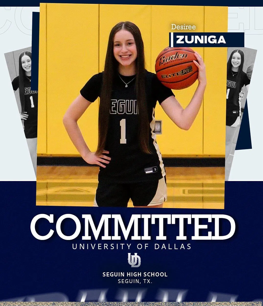 Seguin 2024 grad Desiree Zuniga signs with University of Dallas basketball