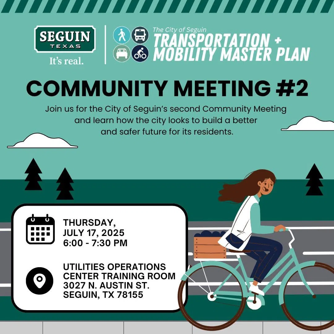 Public invited to help shape Seguin's transportation future