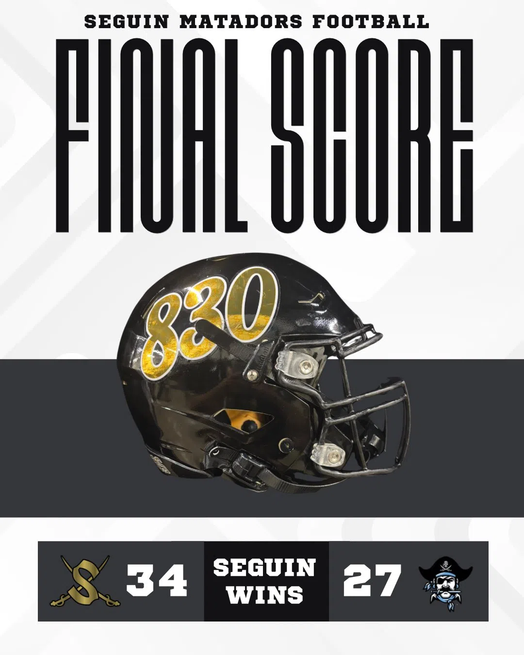 Seguin wins second straight with 34-27 triumph over Brazoswood