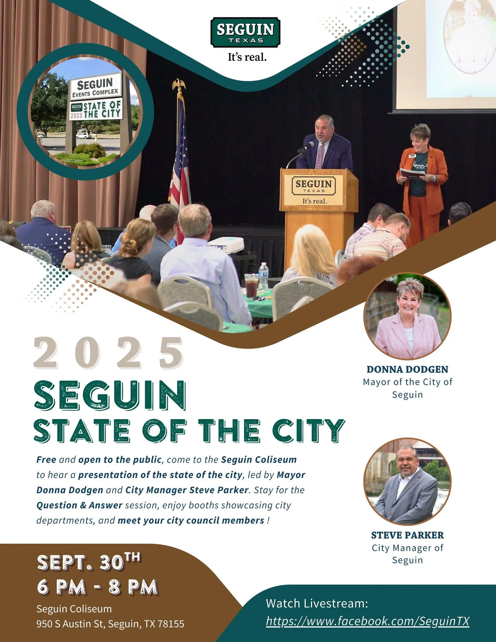 City of Seguin invites community to State of the City event on Tuesday in Coliseum