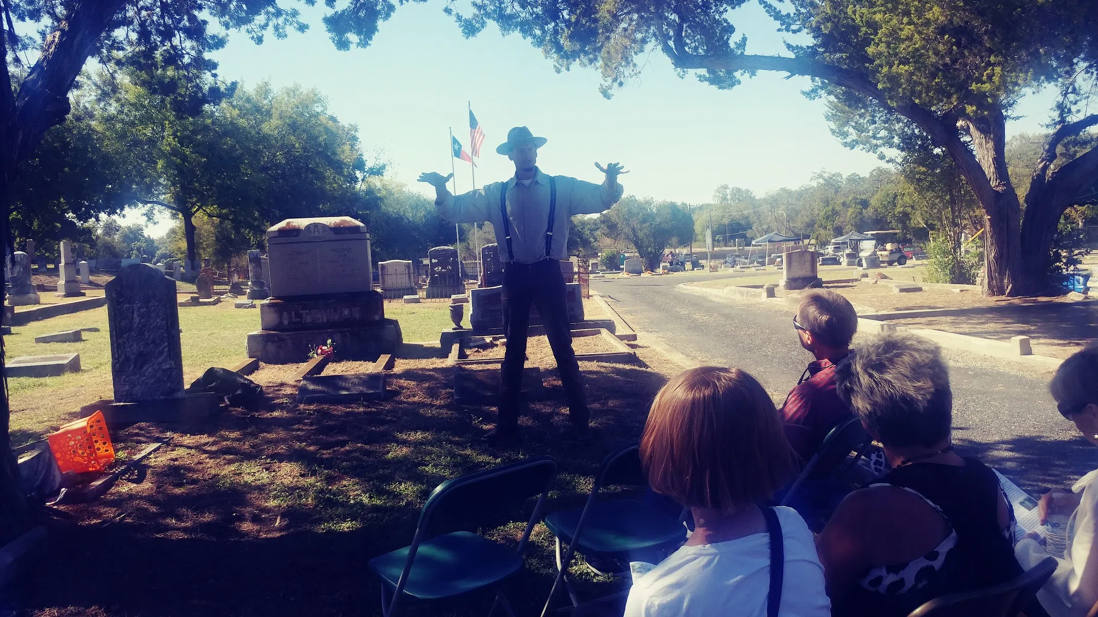 Saints Alive: Seguin's past speaks again at Riverside Cemetery