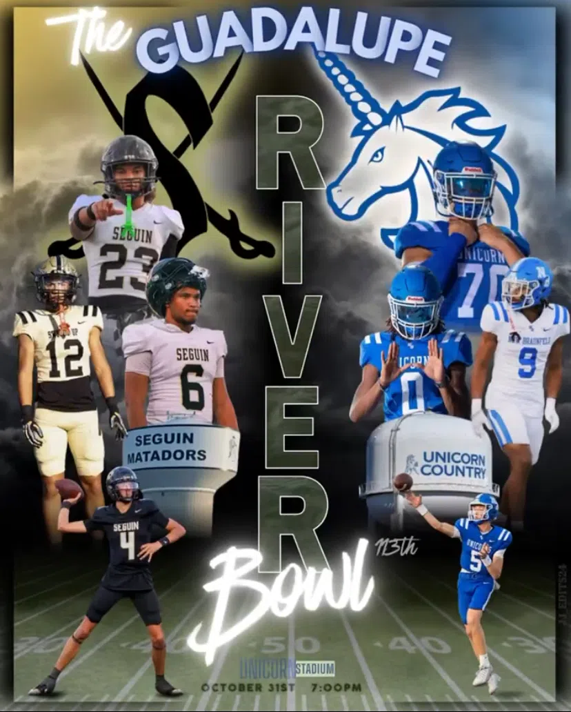 113th Guadalupe River Bowl between Seguin and New Braunfels takes place tonight on KWED