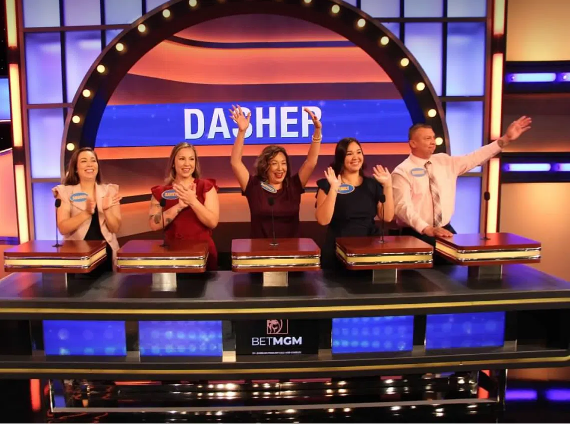 Dasher family takes on Family Feud