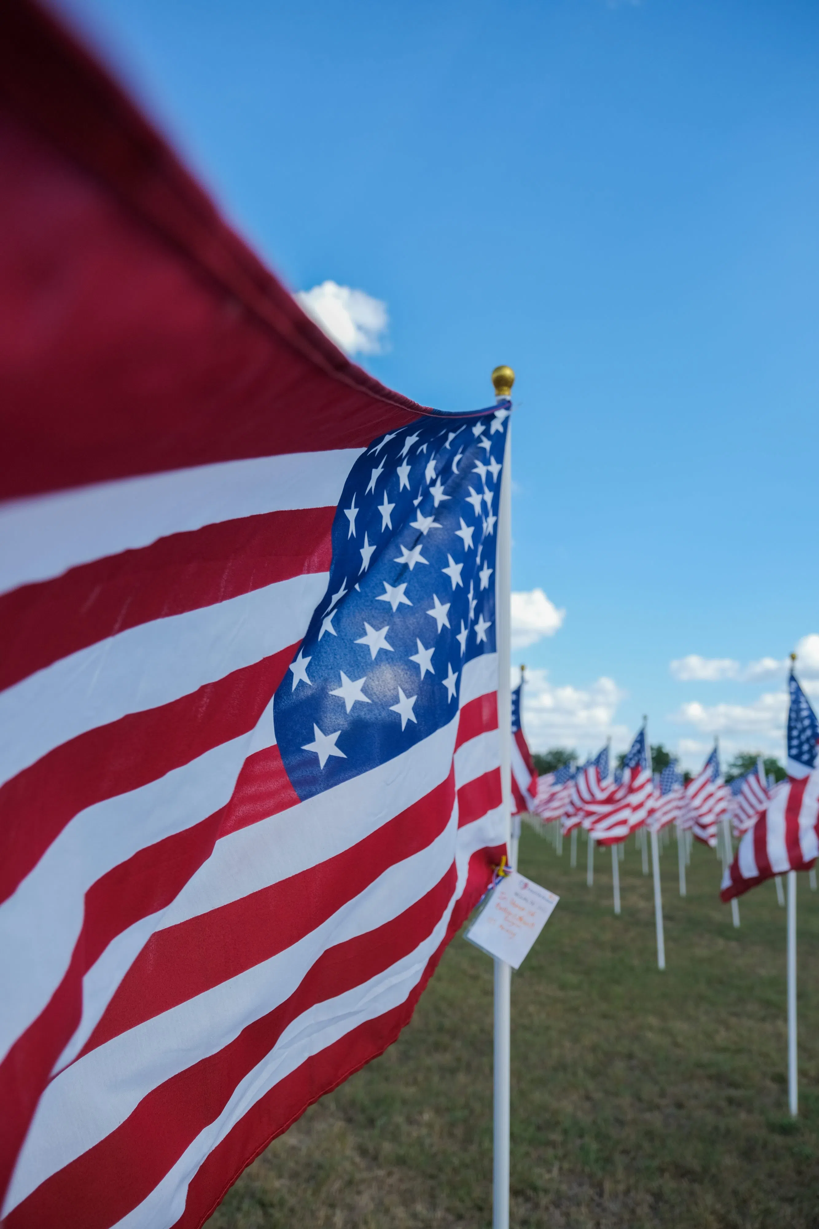 American traveling tribute featuring Memorial Wall, Field of Honor