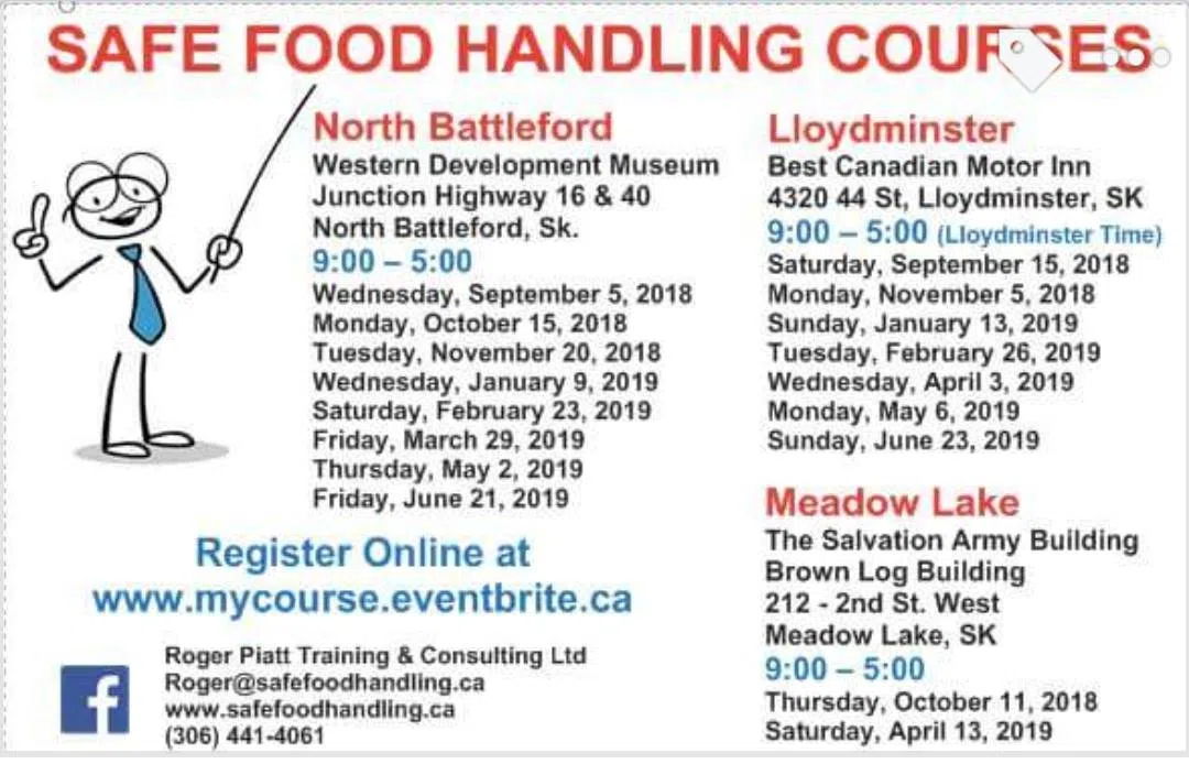 Safe Food Handling Course Offered battlefordsNOW