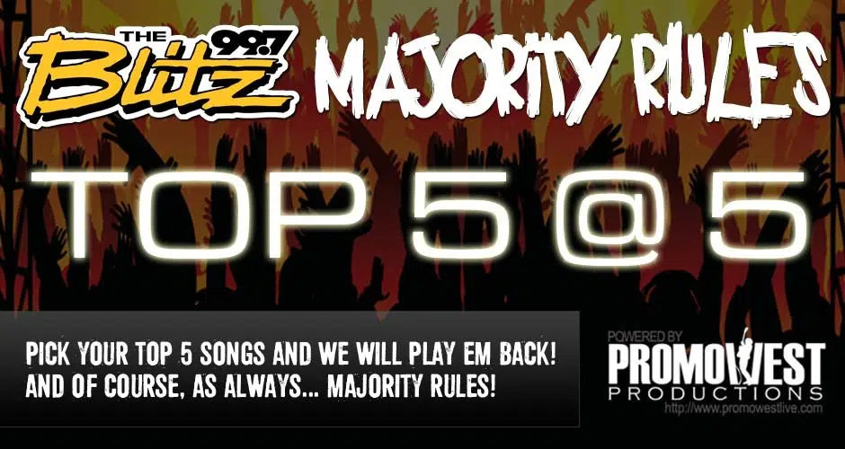 The New Majority Rules: Top 5 @ 5!