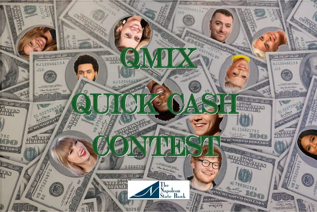 Qmix quick cash contest qmix 107 3